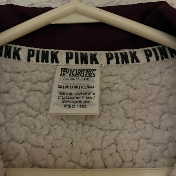 Victoria Secret PINK Burgundy Jacket - Picture 3 of 5